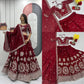 Embroidered Vichitra Silk Lehenga Choli Set