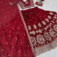Embroidered Vichitra Silk Lehenga Choli Set