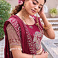 Embroidered Vichitra Silk Lehenga Choli Set
