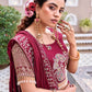 Embroidered Vichitra Silk Lehenga Choli Set