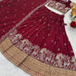 Embroidered Vichitra Silk Lehenga Choli Set