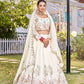 Embroidered Vichitra Silk Lehenga Choli Set for Wedding and Festive Wear