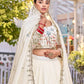 Embroidered Vichitra Silk Lehenga Choli Set for Wedding and Festive Wear