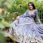 Embroidered Vichitra Silk Lehenga Choli Set for Wedding and Festive Wear