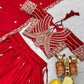 Embroidered Vichitra Silk Lehenga Choli Set for Wedding and Festive Wear