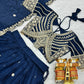 Embroidered Vichitra Silk Lehenga Choli Set for Wedding and Festive Wear