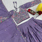 Embroidered Vichitra Silk Lehenga Choli Set for Wedding and Festive Wear