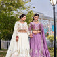 Embroidered Vichitra Silk Lehenga Choli Set for Wedding and Festive Wear