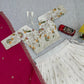 Embroidered Vichitra Silk Lehenga Choli Set with Dupatta