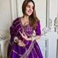 Embroidered Vichitra Silk Lehenga Choli Set with Dupatta
