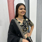 Embroidered Vichitra Silk Lehenga Choli Set with Dupatta