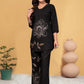 Embroidered Viscose Rayon Kurti Pant Set