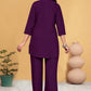 Embroidered Viscose Rayon Kurti Pant Set