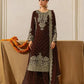 Embroidered Viscose Velvet Palazzo Suit Set
