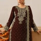 Embroidered Viscose Velvet Palazzo Suit Set