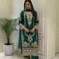 Emerald Gold Embroidered Kurta