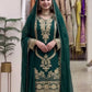 Emerald Gold Embroidered Kurta