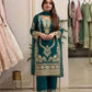 Emerald Gold Embroidered Kurta