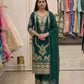 Emerald Gold Embroidered Kurta
