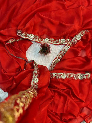 Fancy Rangoli Silk Embroidered Saree