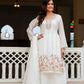 Fandi Silk Pearl Bead Work Palazzo Sharara Set