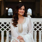 Fandi Silk Pearl Bead Work Palazzo Sharara Set