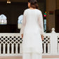 Fandi Silk Pearl Bead Work Palazzo Sharara Set