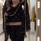 Fandy Crushi Silk Farshi Salwar Suit With Handwork Dupatta