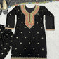 Fandy Crushi Silk Farshi Salwar Suit With Handwork Dupatta