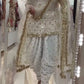 Fandy Crushi Silk Farshi Salwar Suit With Handwork Dupatta