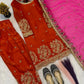 Fandy Crushi Silk Farshi Salwar Suit With Handwork Dupatta