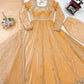 Fandy Silk Coded and Sequin Embroidered Gown Set