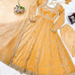 Fandy Silk Coded and Sequin Embroidered Gown Set