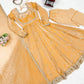Fandy Silk Coded and Sequin Embroidered Gown Set