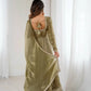 Fandy Silk Coded and Sequin Embroidered Gown Set