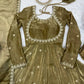 Fandy Silk Coded and Sequin Embroidered Gown Set