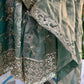 Fandy Silk Ready to Wear Anarkali Gown Set with Full Embroidery, Zari Sequins Dupatta & Bottom