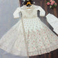 Faux Blooming Zari Anarkali with Dupatta Set