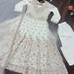 Faux Blooming Zari Anarkali with Dupatta Set