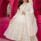Faux Blooming Zari Anarkali with Dupatta Set