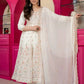 Faux Blooming Zari Anarkali with Dupatta Set