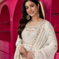 Faux Blooming Zari Anarkali with Dupatta Set