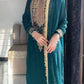 Faux Georgette Cording Embroidery Sharara Set