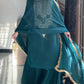 Faux Georgette Cording Embroidery Sharara Set