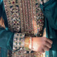 Faux Georgette Cording Embroidery Sharara Set