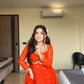 Faux Georgette Embroidered Anarkali Set with Dupatta