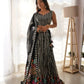 Faux Georgette Embroidered Lehenga Set with Blouse & Dupatta