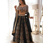Faux Georgette Embroidered Lehenga Set with Blouse & Dupatta