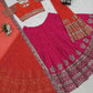 Faux Georgette Embroidered Lehenga Set with Dual Dupatta