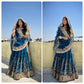 Faux Georgette Embroidered Lehenga Set with Dupatta